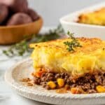 Classic Shepherd's Pie with Parmesan Mashed Potatoes and Rich Beef Sauce Recipe