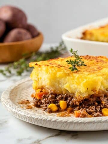 Classic Shepherd's Pie with Parmesan Mashed Potatoes and Rich Beef Sauce Recipe