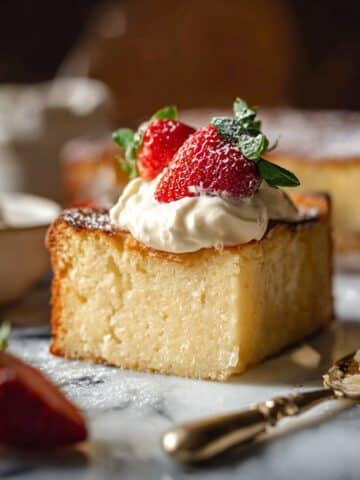 Loaf Pan Basque Cheesecake Recipe