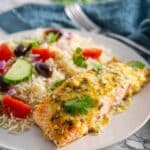 Air Fryer Parmesan Crusted Salmon Recipe