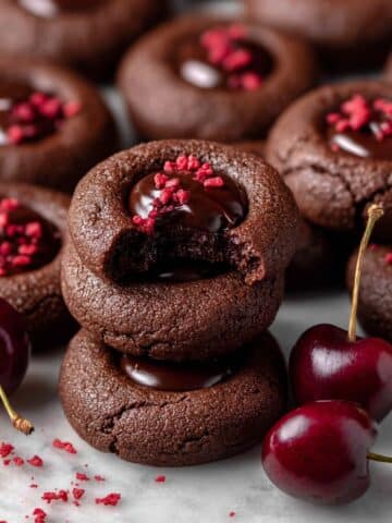 Chocolate Cherry Cookies with Rich Cherry Ganache Recipe