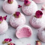 Rosewater White Chocolate Raspberry Truffles Recipe