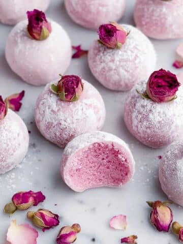 Rosewater White Chocolate Raspberry Truffles Recipe