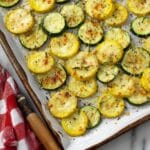 Roasted Zucchini and Squash with Parmesan Recipe