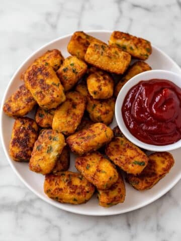 Baked Sweet Potato Zucchini Tots Recipe
