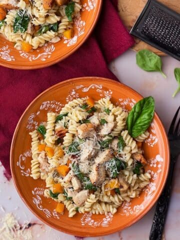 Boursin Orzo Bake with Chicken and Veggies Recipe