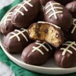 Chocolate Chip Cookie Dough Footballs Recipe
