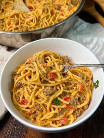 Cheesy Taco Spaghetti Recipe