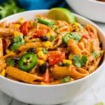 One Pot Southwestern Alfredo Pasta Recipe