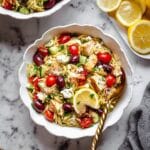 Lemon Chicken Orzo Salad Recipe