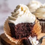 Chocolate Pumpkin Fudge Cupcakes with Light Cream Cheese Frosting Recipe