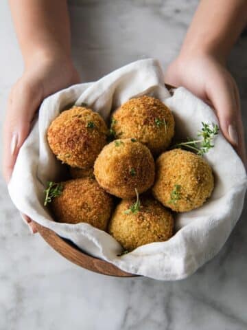 Baked Salmon and Lemon Arancini Recipe