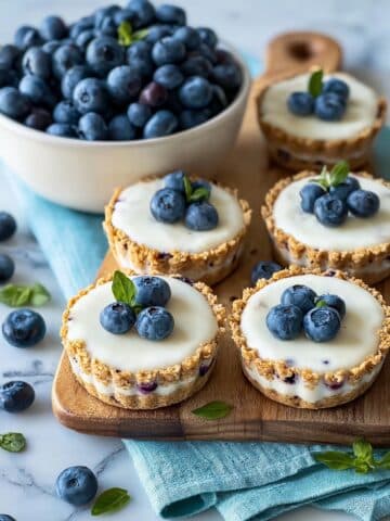 Blueberry Cheesecake Cookie Cups Recipe