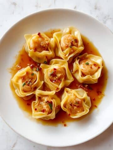 Prawn Wonton Pinwheels Recipe