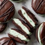 Chocolate Mint Cookies with Frosting and Ganache Recipe