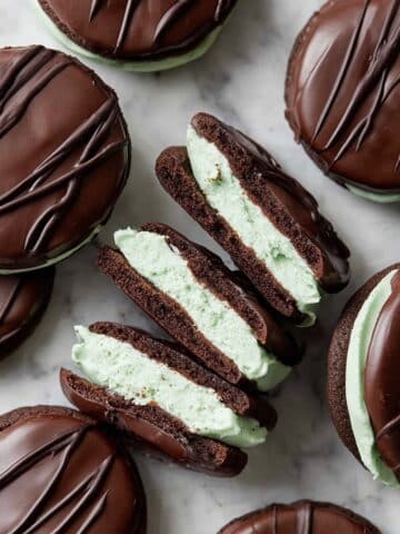 Chocolate Mint Cookies with Frosting and Ganache Recipe