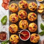 Pepperoni Pizza Muffins Recipe