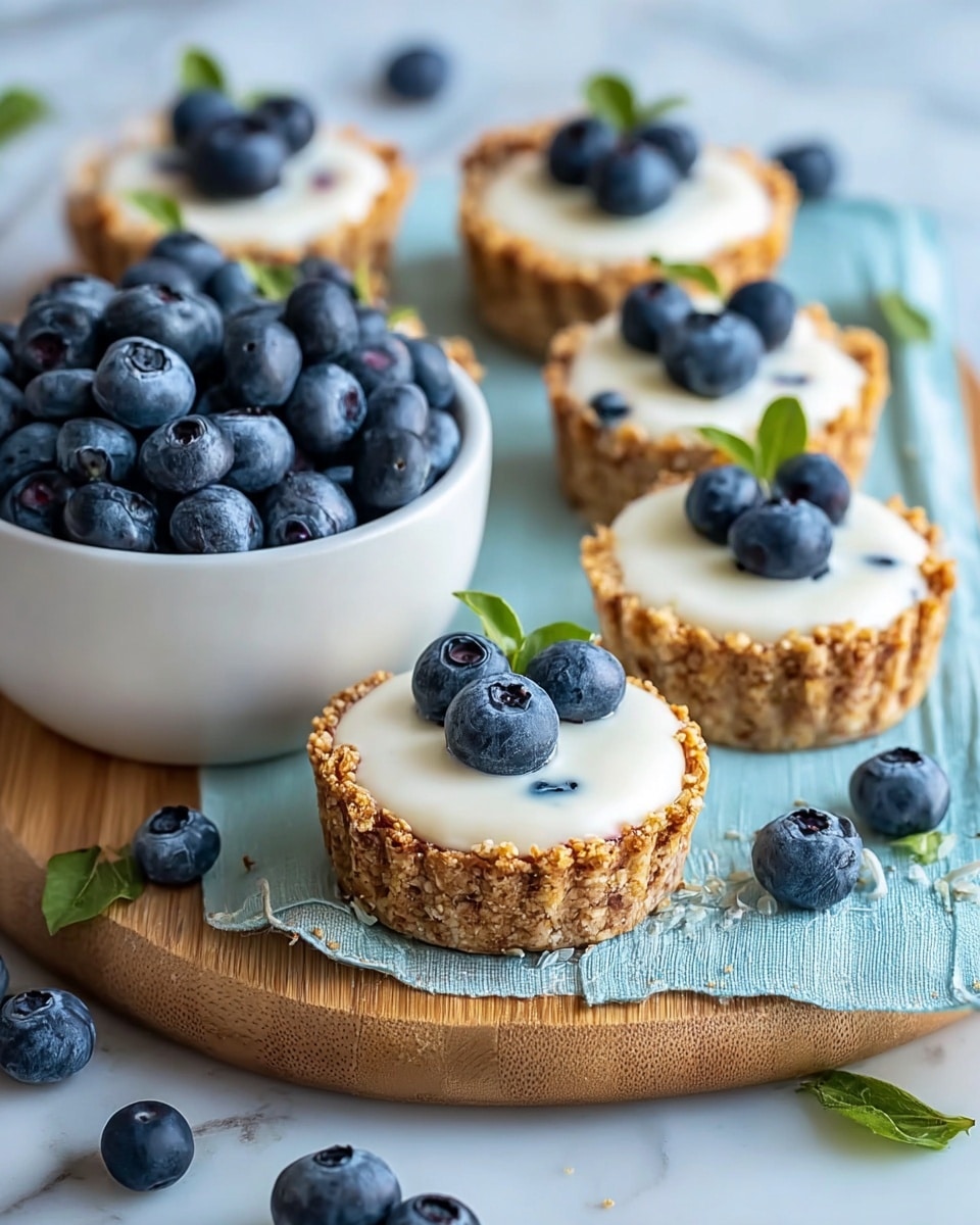 Blueberry Cheesecake Cookie Cups Recipe - Recipe Image