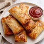 Golden Baked Chicken Pizza Pockets Recipe