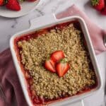 Strawberry Rhubarb Crisp Recipe
