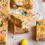 Easy Mini Egg Blondies (Quick Easter Dessert) Recipe