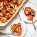 Vegan Zucchini Lasagna Roll Ups Recipe