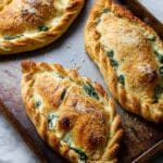 Ricotta and Spinach Calzones Recipe