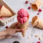 Raspberry Sorbet without Ice Cream Maker Recipe
