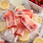 Strawberry Lemonade Popsicles Recipe