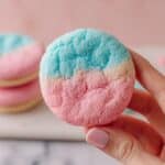 Gender Reveal Cotton Candy Cookies Recipe