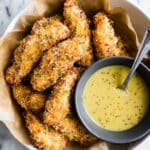 Healthy Baked Chicken Tenders with Honey Mustard Sauce Recipe