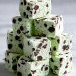 Mint Chocolate Chip Rice Krispie Treats Recipe