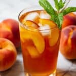 Refreshing Southern Peach Sweet Tea Recipe