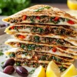 Turkish Gozleme with Minced Lamb Recipe