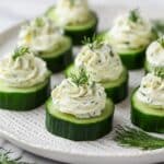 Cucumber Cream Cheese Canapés Recipe
