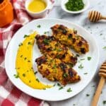 Air Fryer Boneless Chicken Thighs with Honey Mustard Recipe