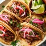 Slow Cooker Brisket Tacos with Rich Tomato Sauce Recipe