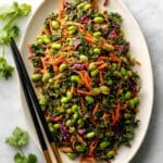Edamame Salad with Peanut Sauce Recipe