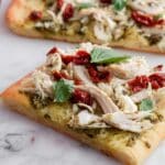 Pesto Chicken Flatbread Pizza Recipe