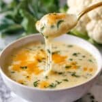 Creamy Cauliflower Cheese Soup Recipe