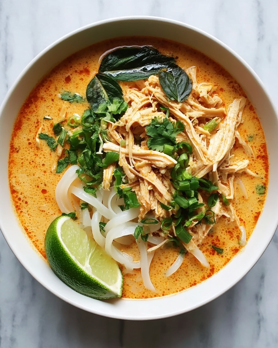 Easy Thai Chicken Curry Soup Recipe - Recipe Image