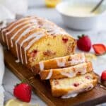 Lemon Strawberry Pound Cake Recipe