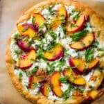 Peach & Prosciutto Pizza with Honey Balsamic Reduction Recipe
