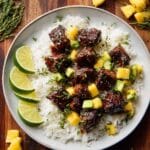 30 Minute Pineapple Chicken with Coconut Rice Recipe