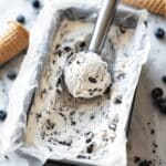 No-Churn Blueberry Mascarpone Ice Cream Recipe
