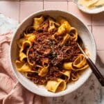 Slow Cooker Short Rib Beef Ragu with Pappardelle Recipe