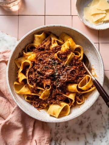 Slow Cooker Short Rib Beef Ragu with Pappardelle Recipe