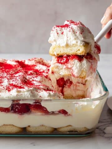 Strawberries & Cream Tiramisu Recipe